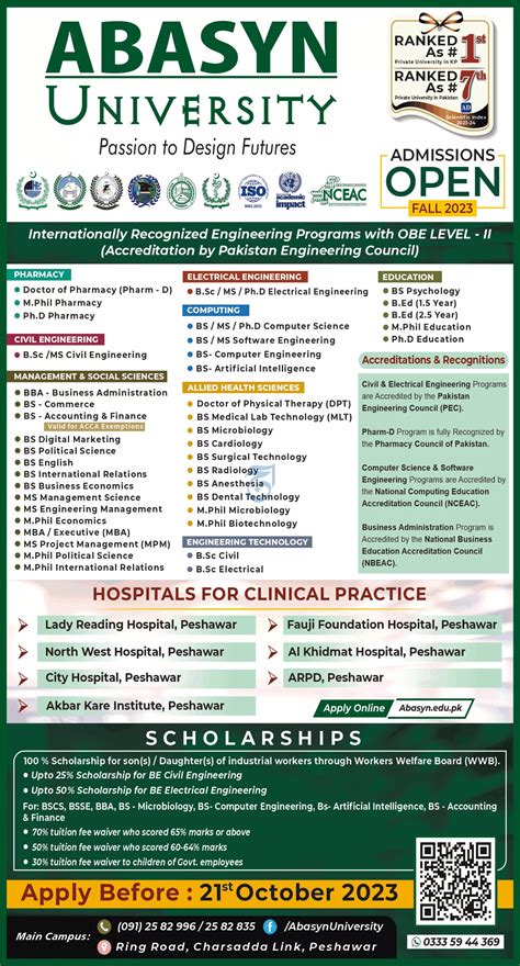 Abasyn LMS: Commencement of Fall 2023 Semester.